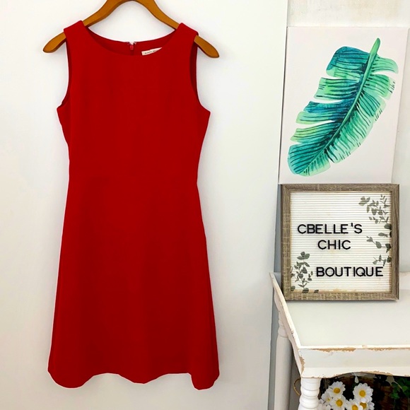 Banana Republic Dresses & Skirts - Banana Republic Sleeveless Red Sheath Dress Sz 0
